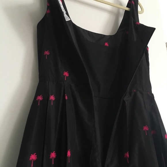 Rare VHTF Lilly Pulitzer Hostess Maxi Vintage White Label Silk Palm Tree Gown - Picture 9 of 16